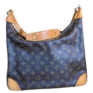 Auth Louis Vuitton Boulogne GM Shoulder Bag Monogram